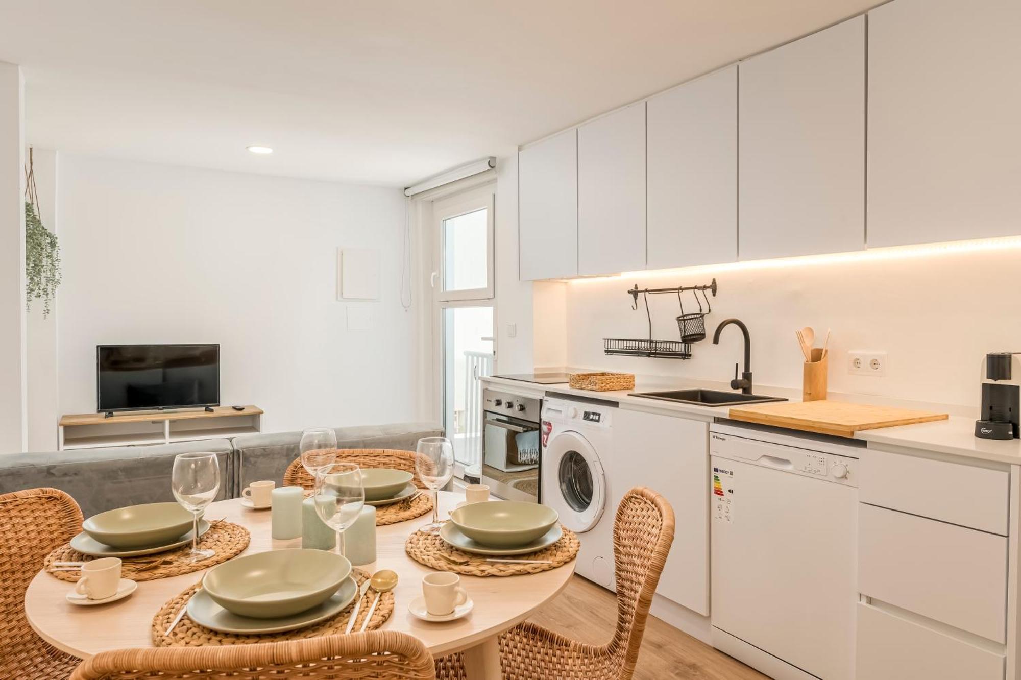 Chalet Marias - Parede Beach Apartments Bagian luar foto